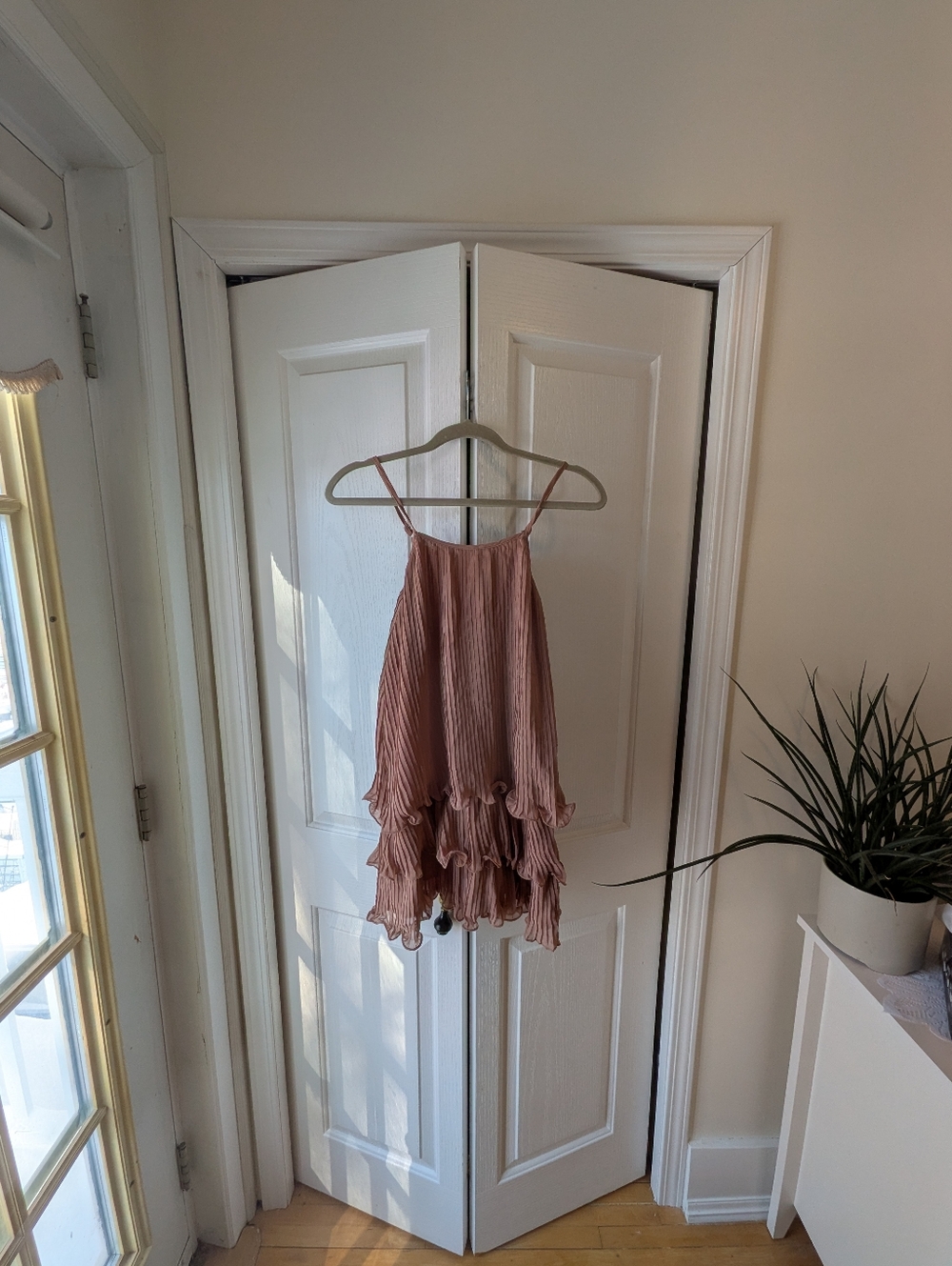 ASOS Ruffled Pleated Dress